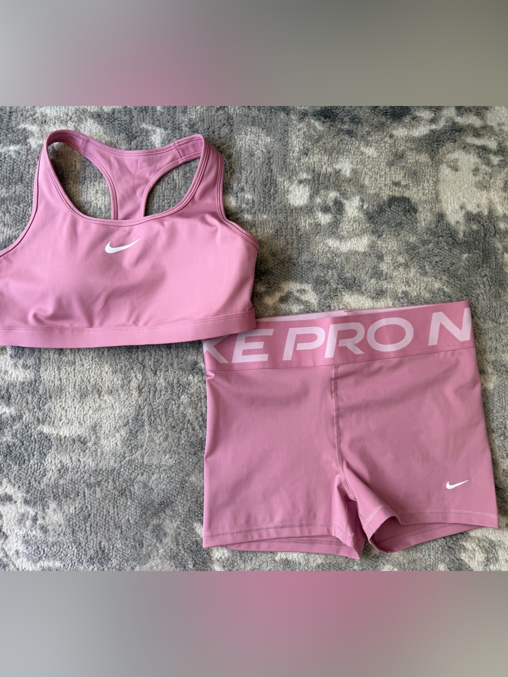 Nike Pink Dri-FIT Pro High-Rise Shorts